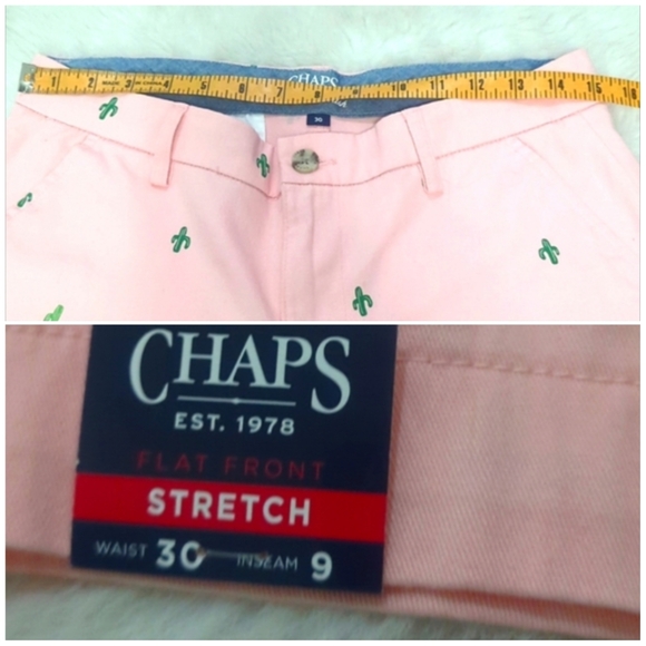 CHAPS • RALPH LAUREN Costland Wash Cactus Print Shorts ~ NWT - Picture 9 of 11